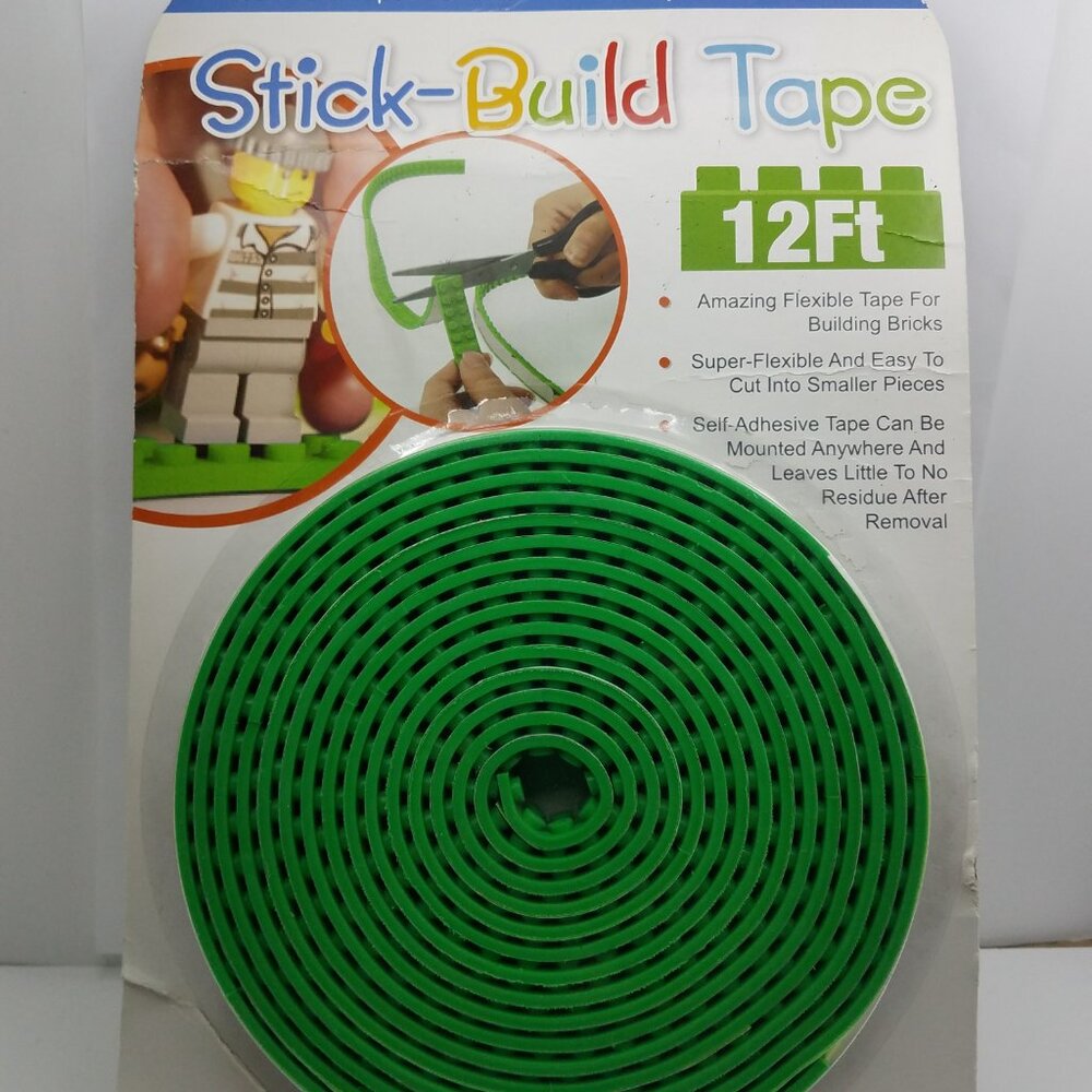 Tekno Stick Build Tape Amazing Flexible 12 Ft Self Adhesive For Building Brick